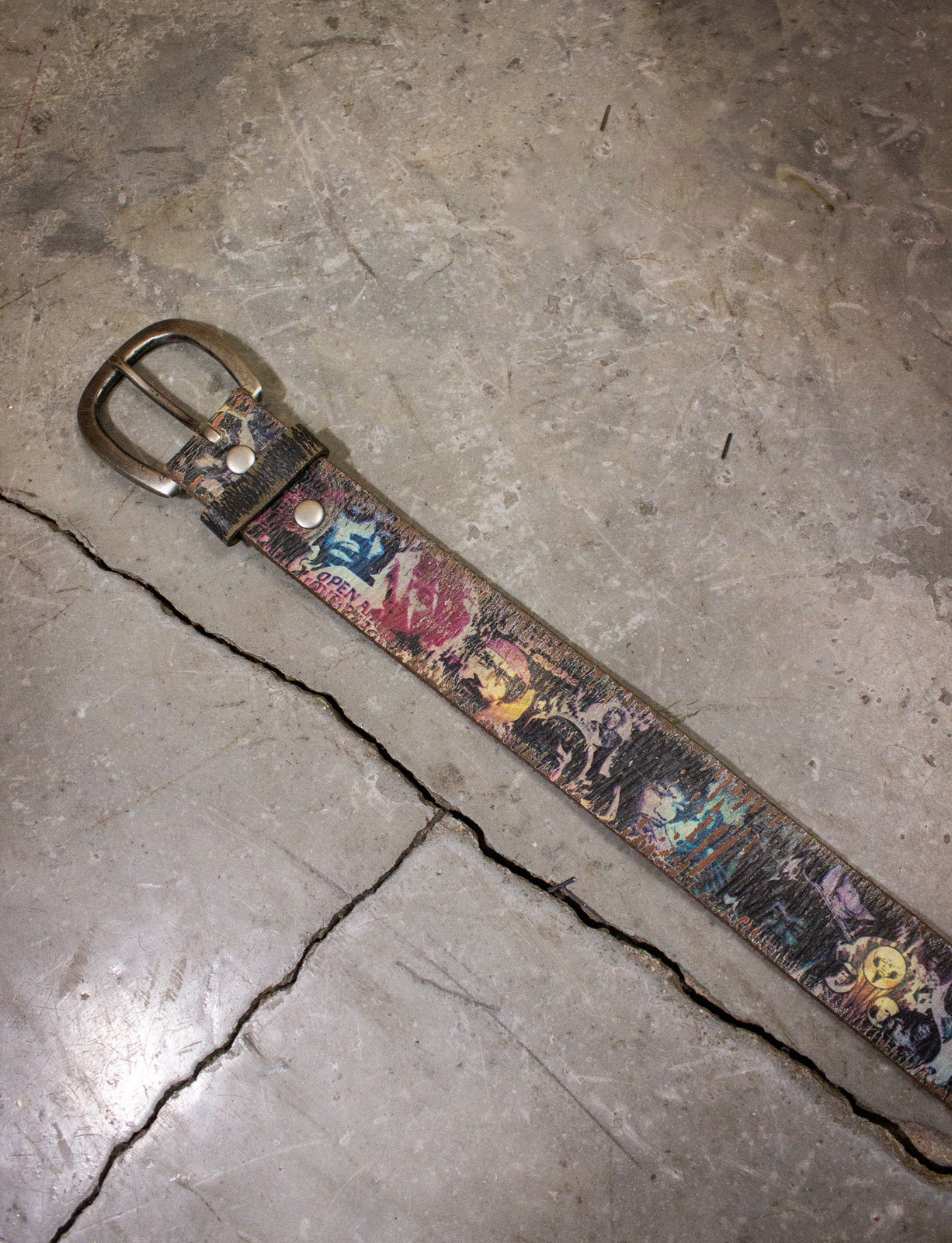 Bill Lavin Jimi Hendrix Custom Leather Belt