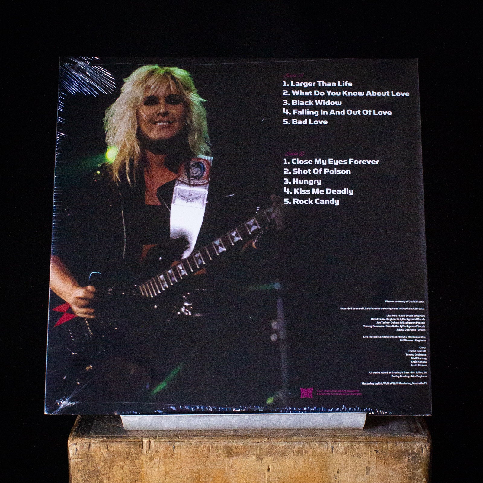 Lita Ford Live & Deadly LP (Purple)