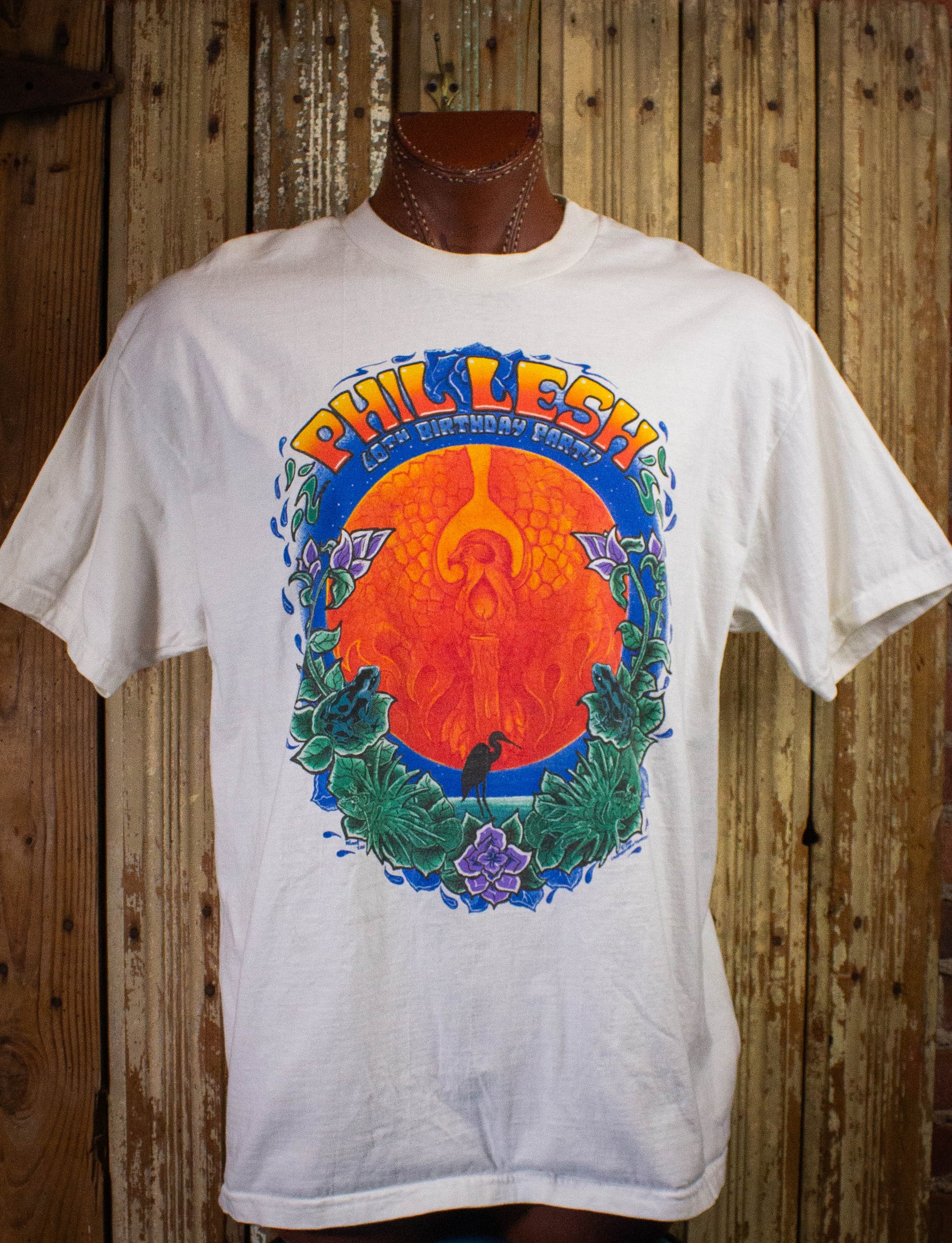 Vintage 2000 Phil Lesh 60th Birthday Concert T Shirt White XL