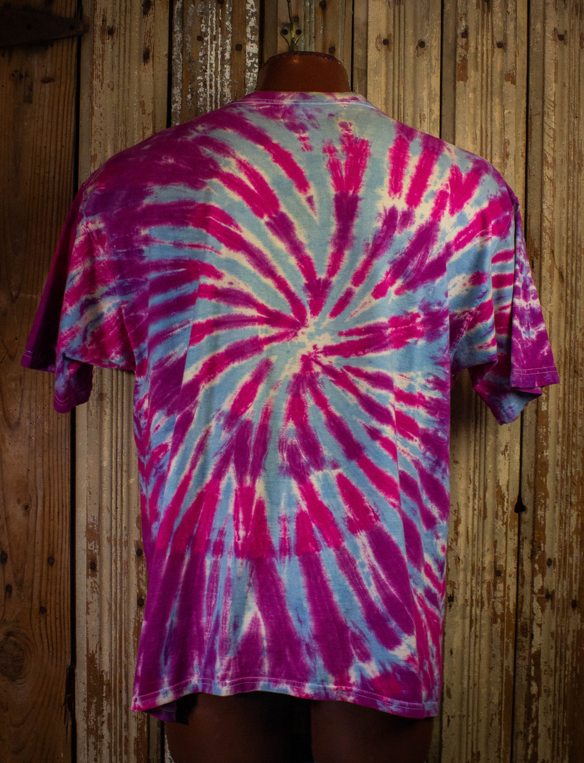 Vintage 90s Haight Ashbury Graphic T Shirt Pink Tiedye XXL