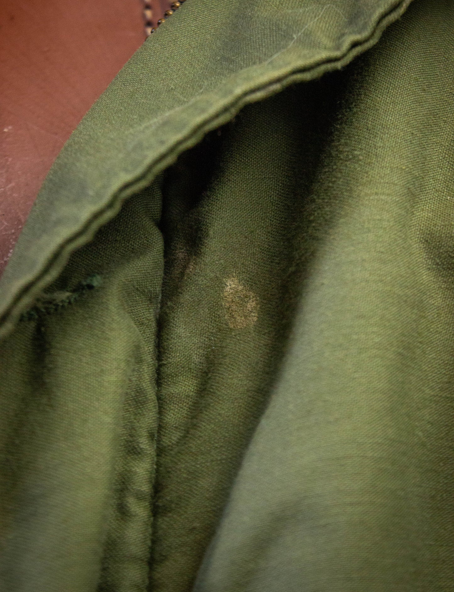 Vintage A-2 US Navy Deck Jacket 70s Olive Drab 2XL