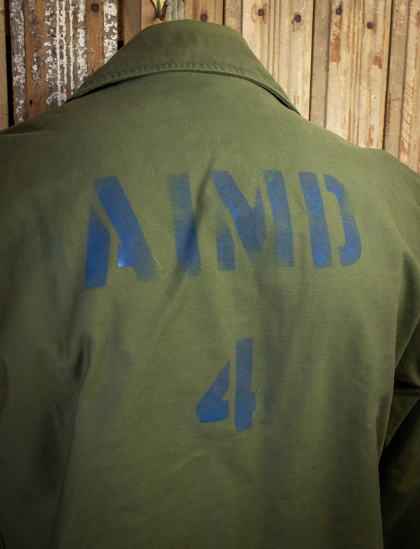 Vintage A-2 US Navy Deck Jacket 70s Olive Drab 2XL