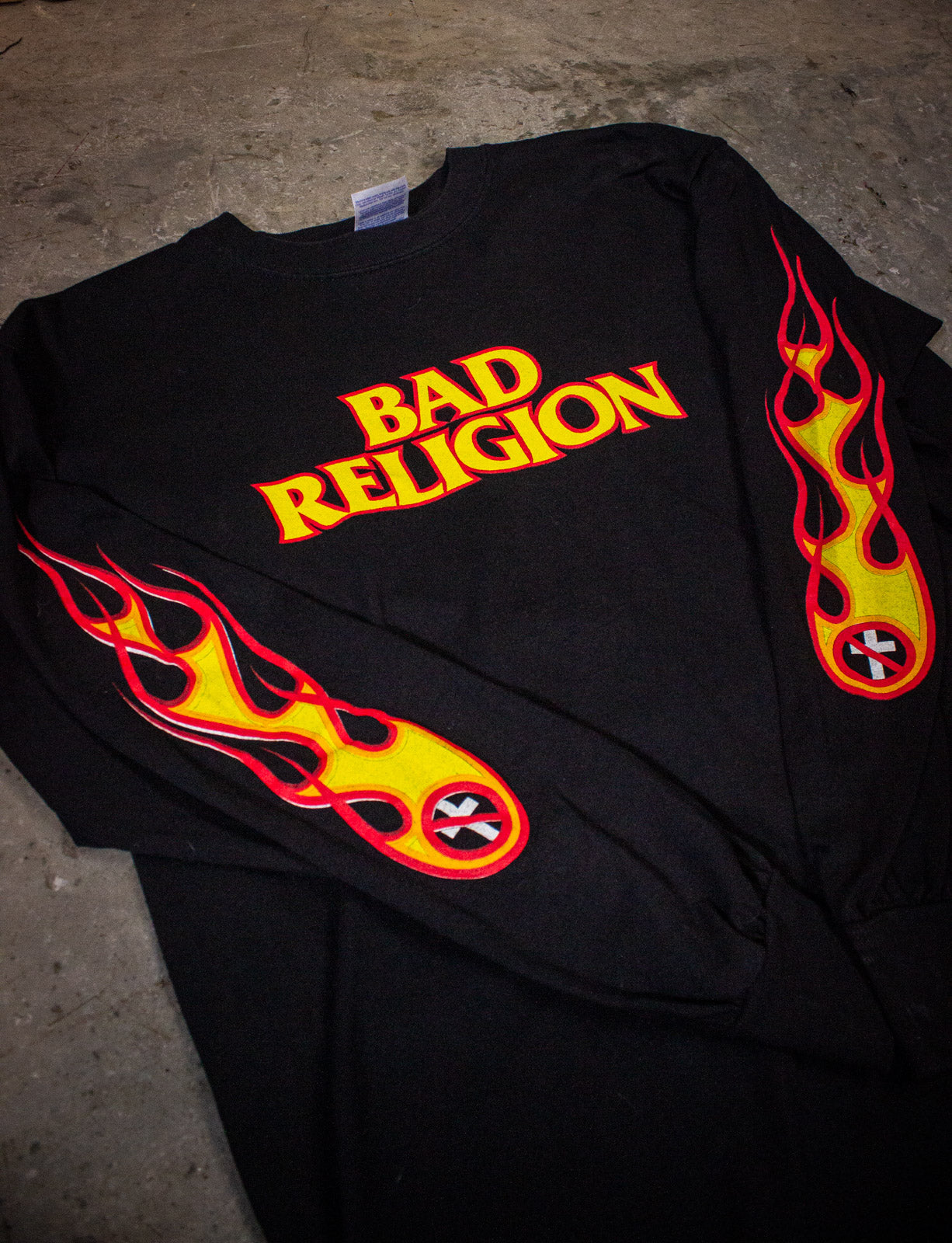 Vintage Bad Religion New America Long Sleeve Concert T Shirt 2000s Black XL