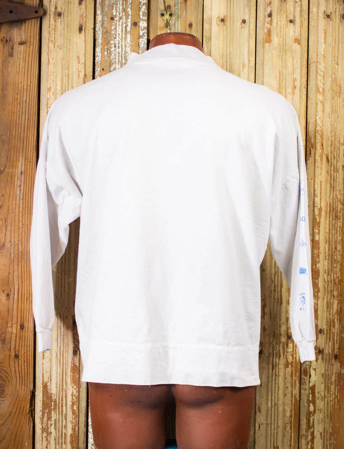 Vintage Be Independent Graphic Sweatshirt 80s White 2XL