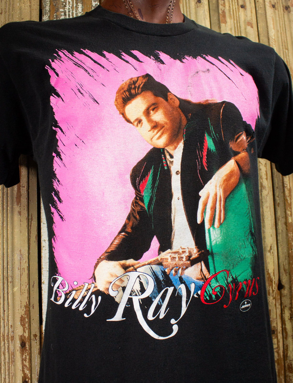 Vintage Billy Ray Cyrus Concert T Shirt 1992 Black Large