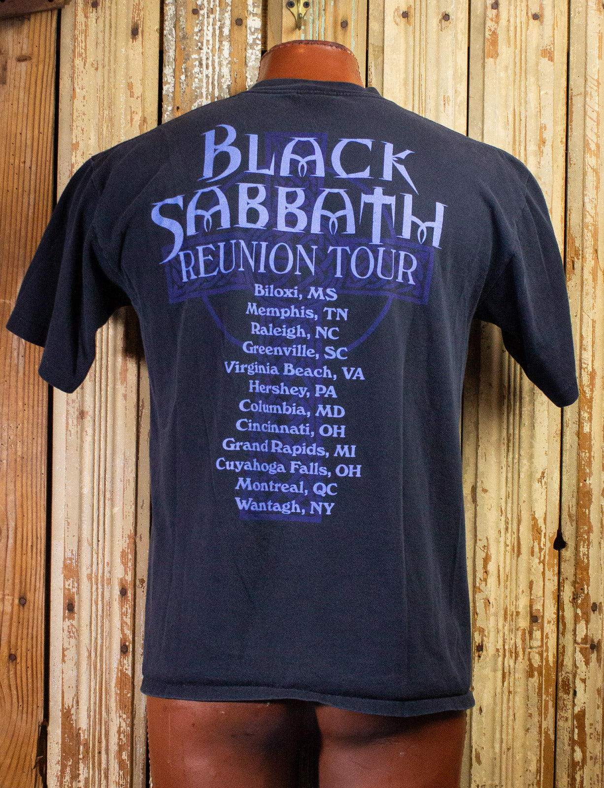 Vintage Black Sabbath Reunion Tour Concert T Shirt 90s Large