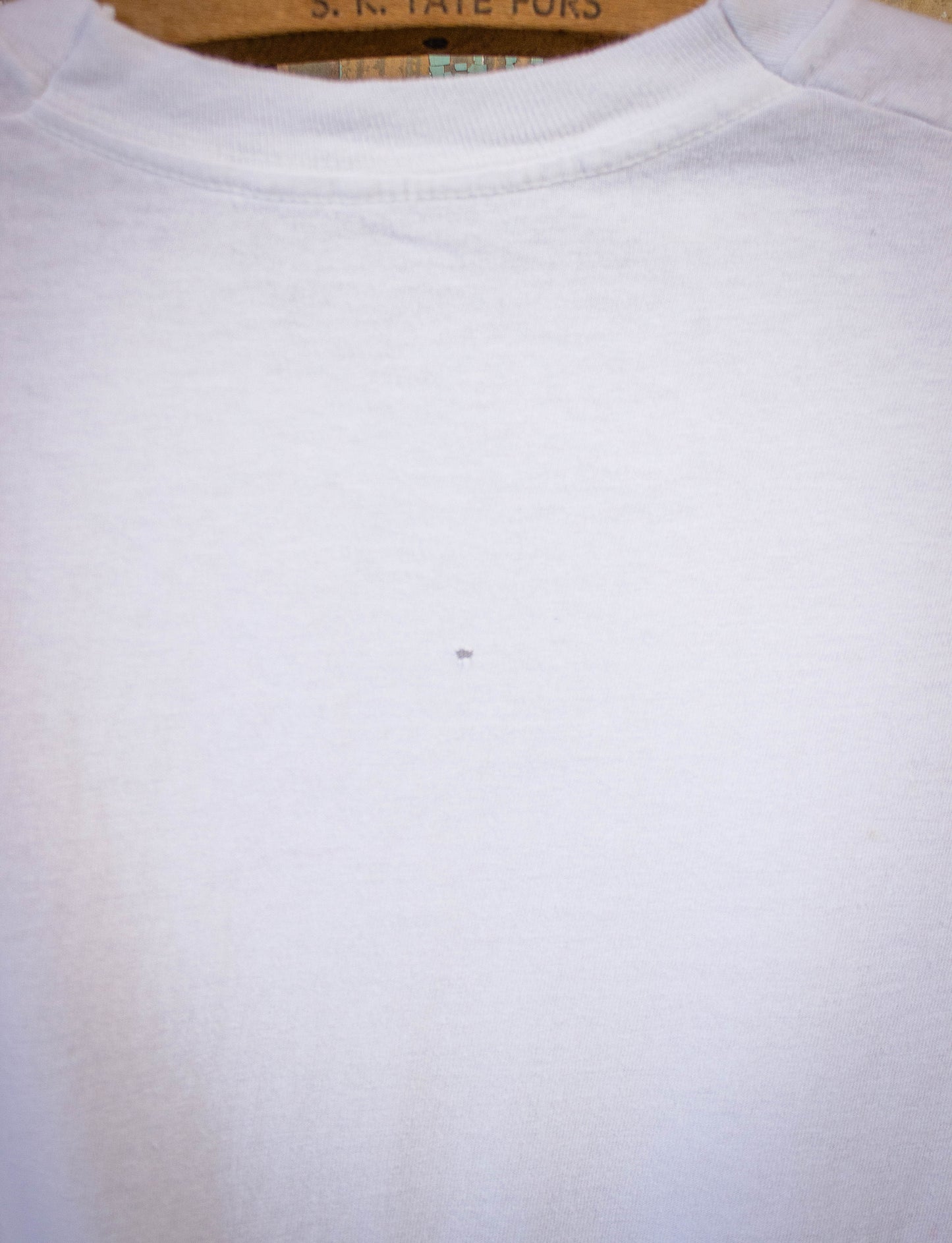 Vintage Blank White T Shirt Small