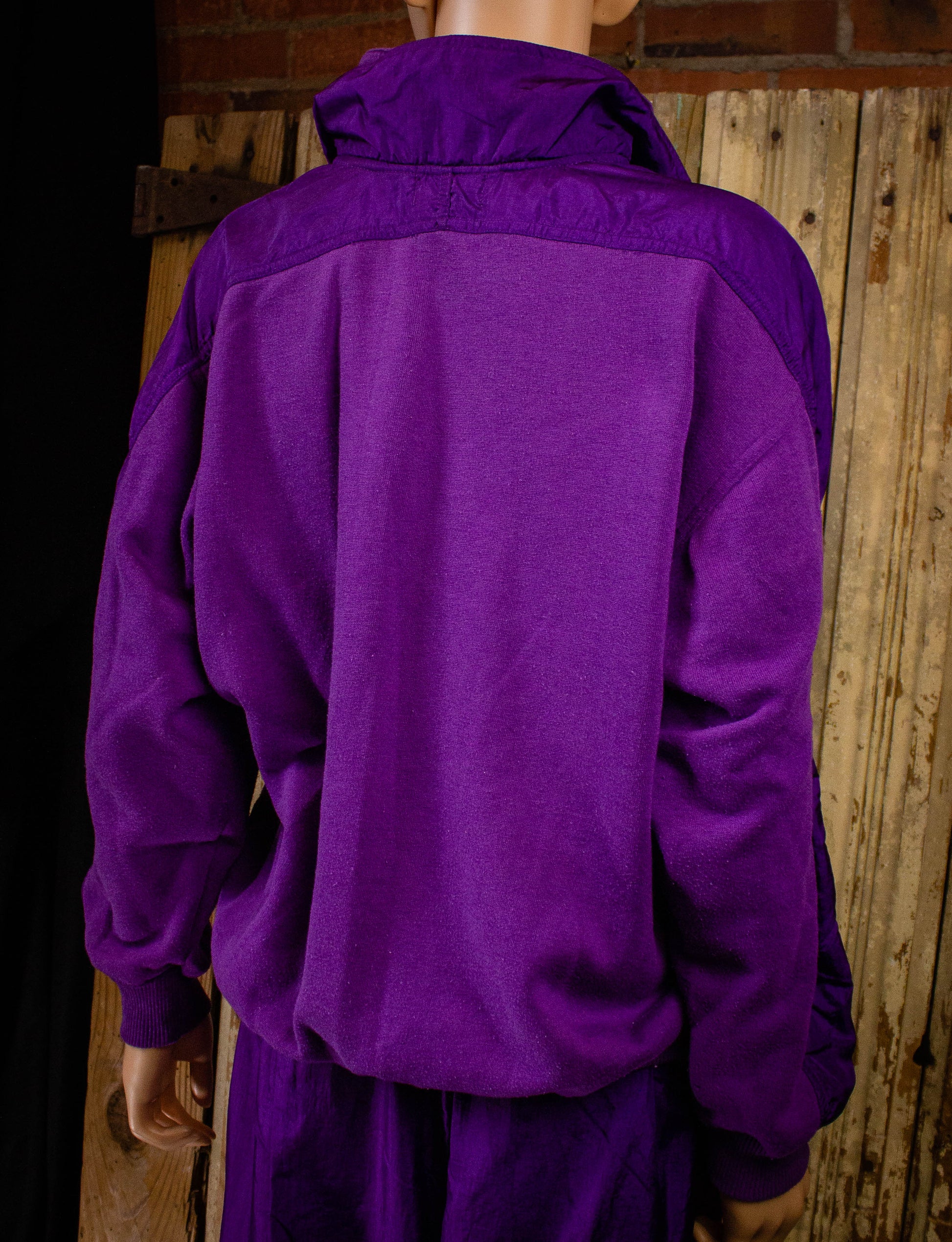 Vintage Bocco Purple 2 piece track suit 1980s M