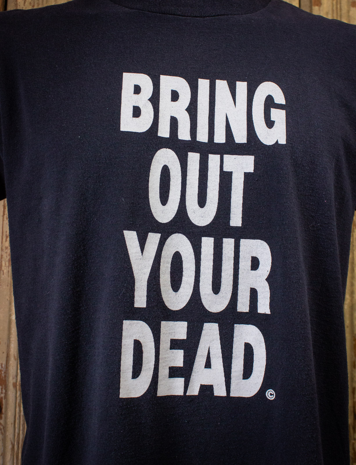 Vintage Bring Out Your Dead Graphic T Shirt 90s Black Large