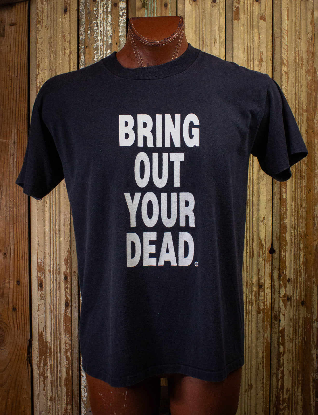 Vintage Bring Out Your Dead Graphic T Shirt 90s Black Large