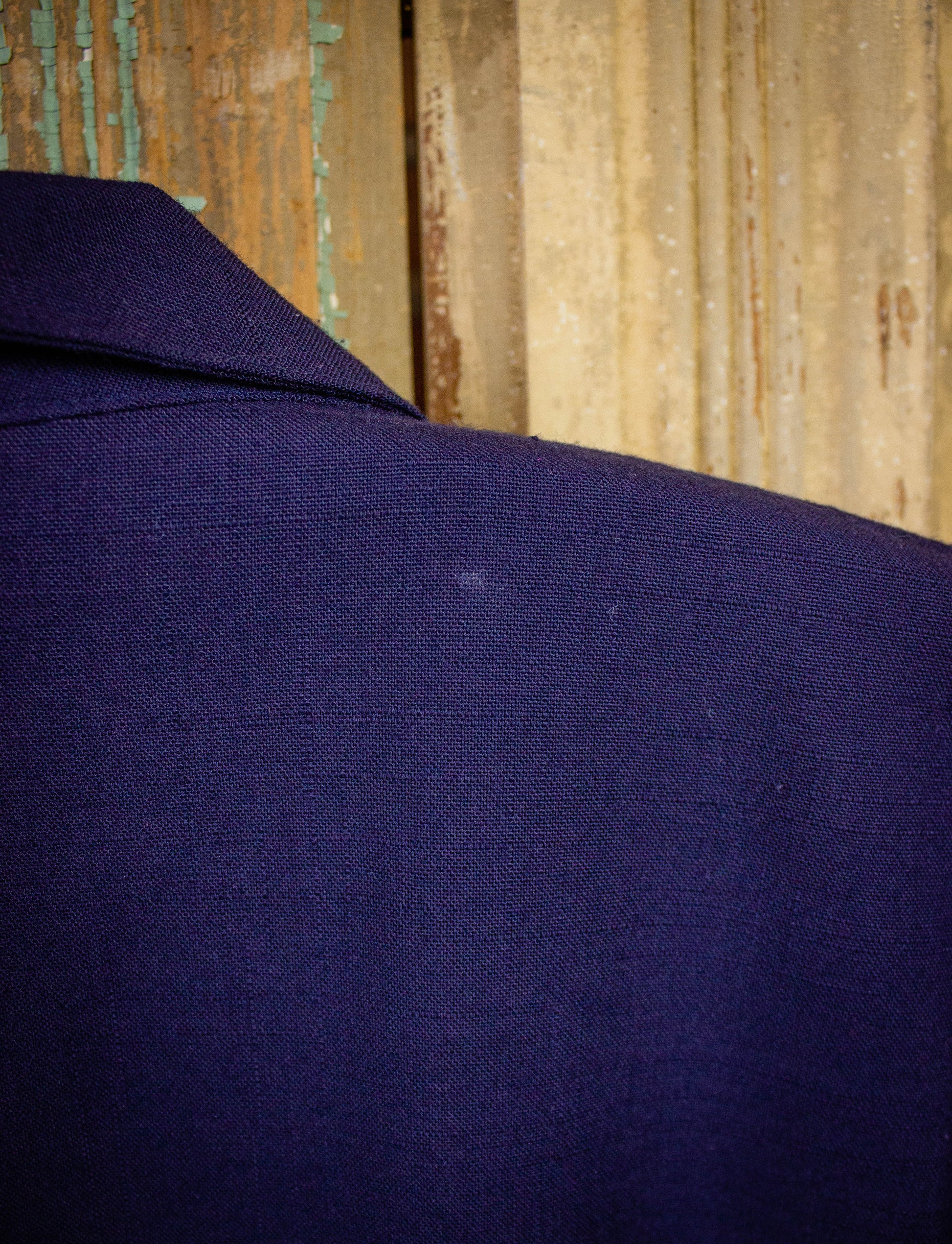 Vintage Casablanca Navy Blue Blazer 1980s L