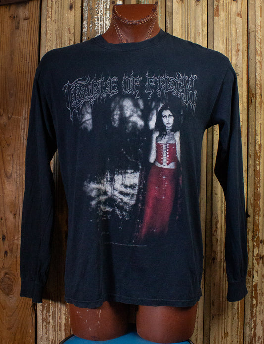 Vintage Cradle of Filth Concert T Shirt Wolf In Creep's Clothing Long Sleeve 2002 Large