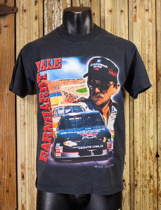 Vintage Dale Earnhardt Nascar Racing Graphic T Shirt 90s Black Medium