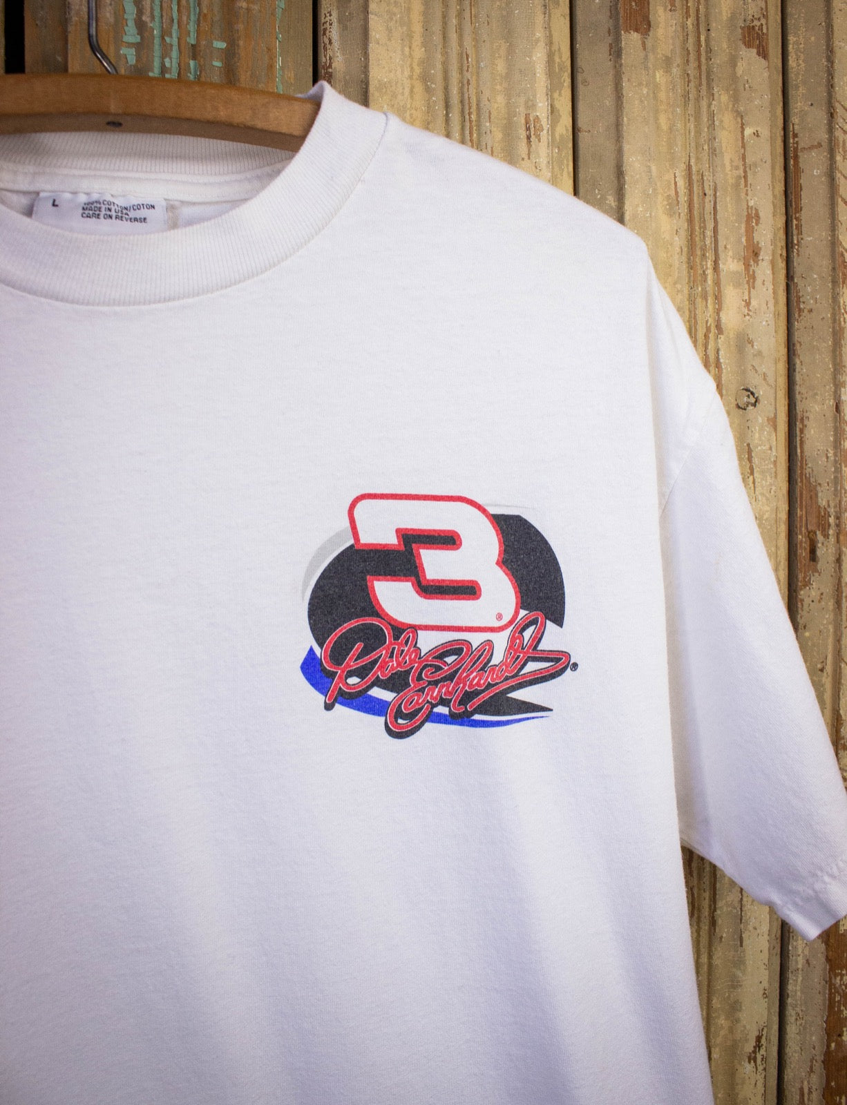 Vintage Dale Earnhardt The Legend Nascar Graphic T Shirt 90s White Large