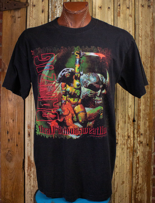 Vintage Danzig Thrall-Demonsweatlive Concert T Shirt 1993 Black XL