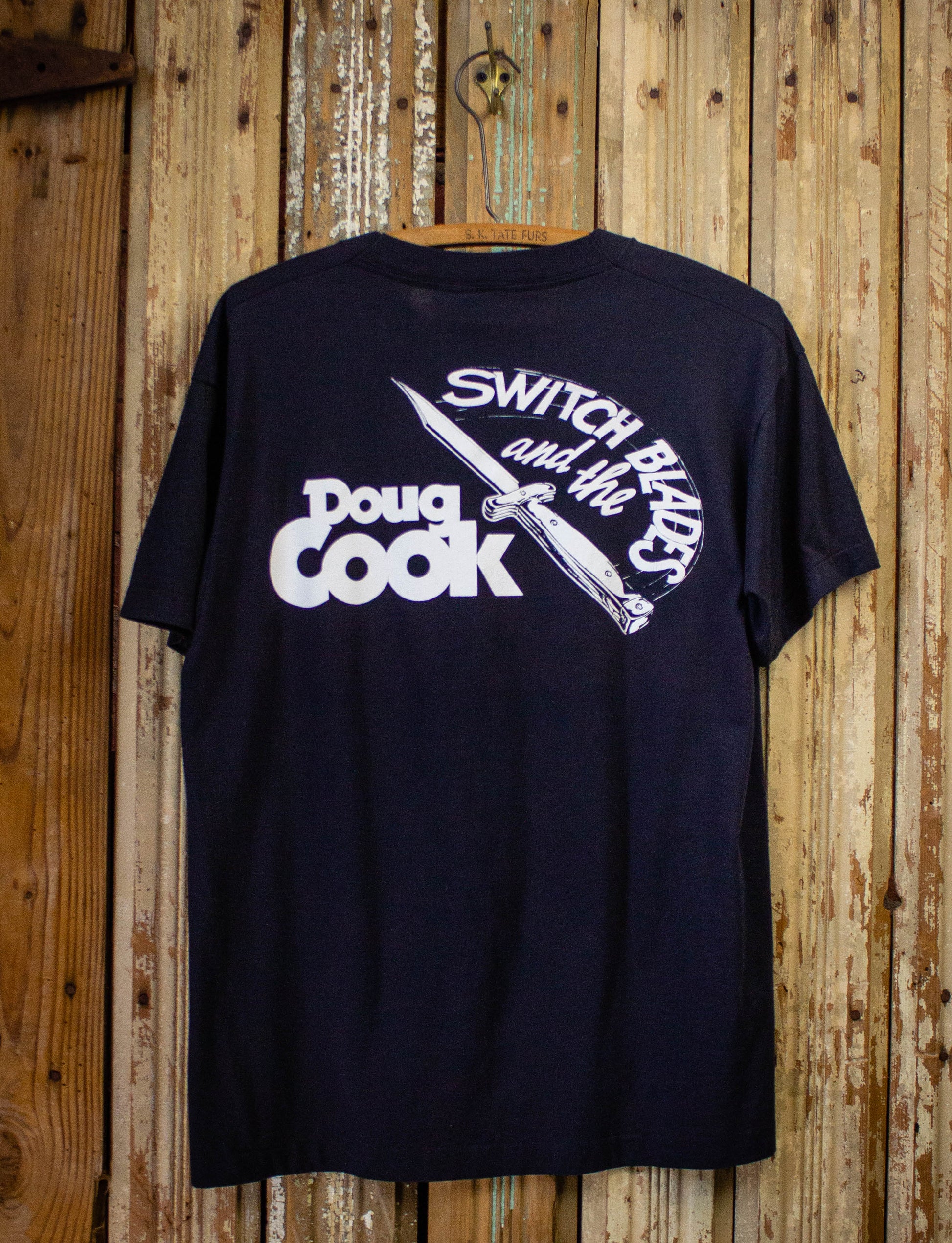 Vintage Doug Cook Not Just Another Punk Concert T Shirt 1990 Black Large