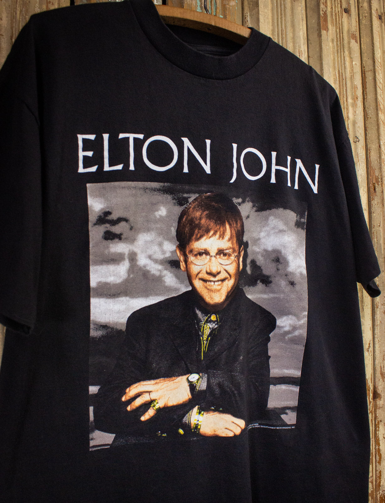 Vintage Elton John Tour Concert T Shirt 1994 Black XL