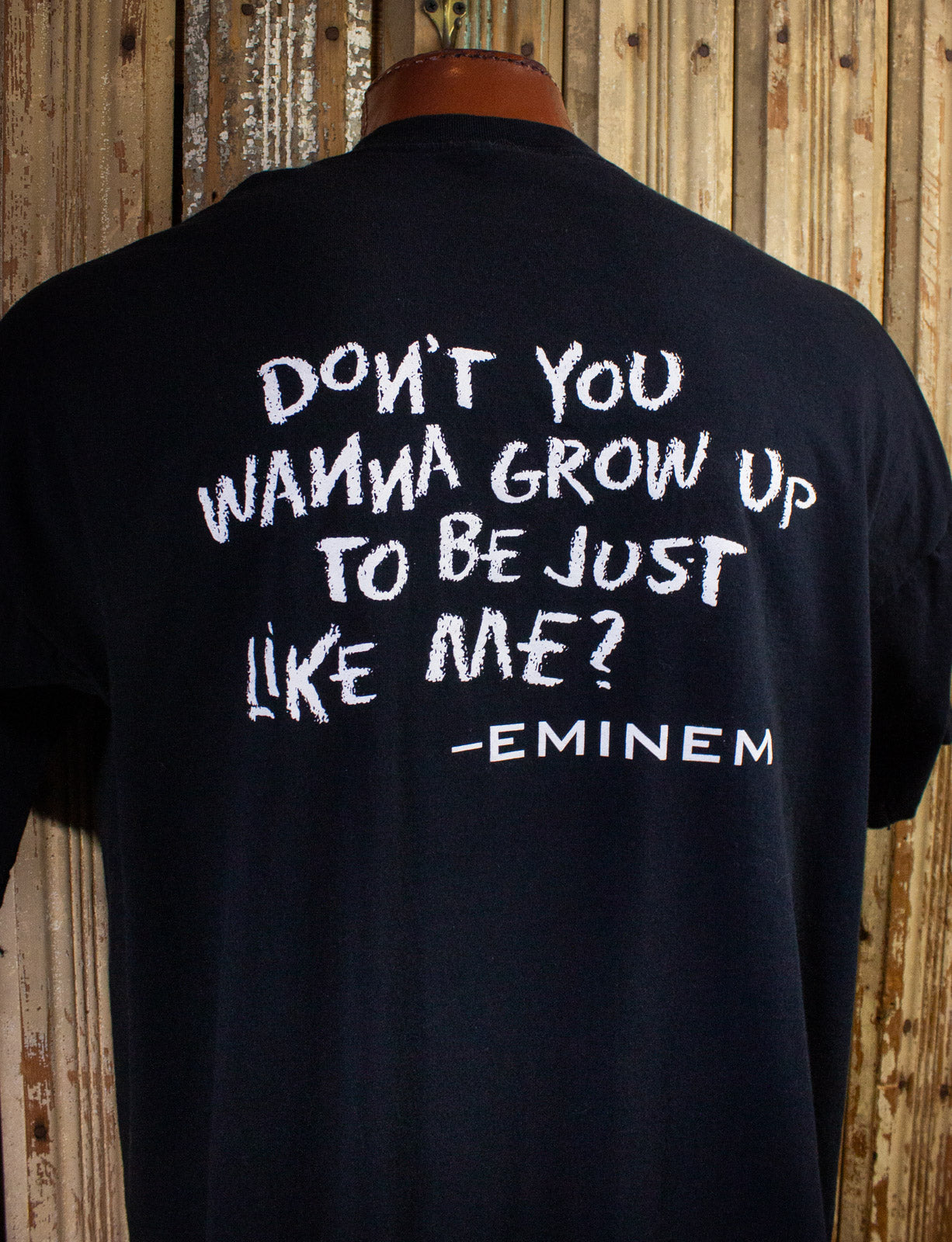 Vintage Eminem Role Model Rap Concert T Shirt 1999 Black 2XL