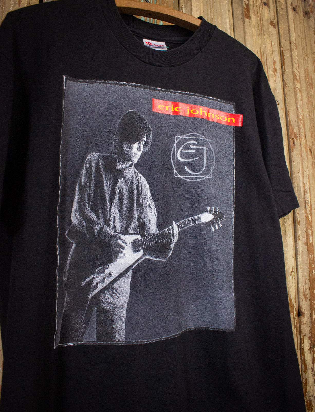 Vintage Eric Johnson Venus Isle Concert T Shirt 1997 Black Large