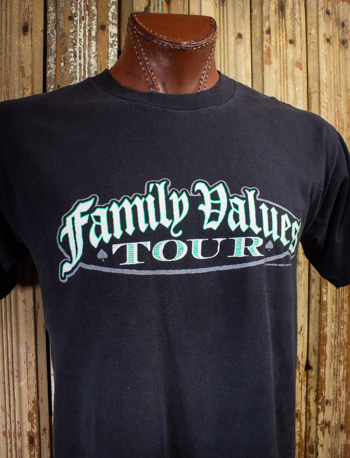 Vintage Family Values Tour Concert T Shirt 1998 Black Large