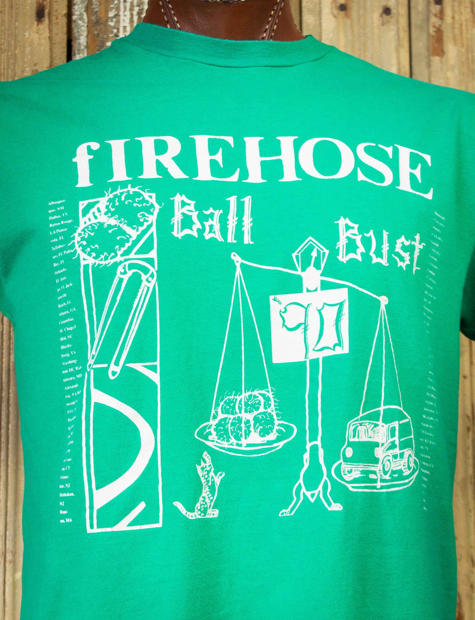 Vintage Firehose Ball Bust Concert T Shirt 90s XL