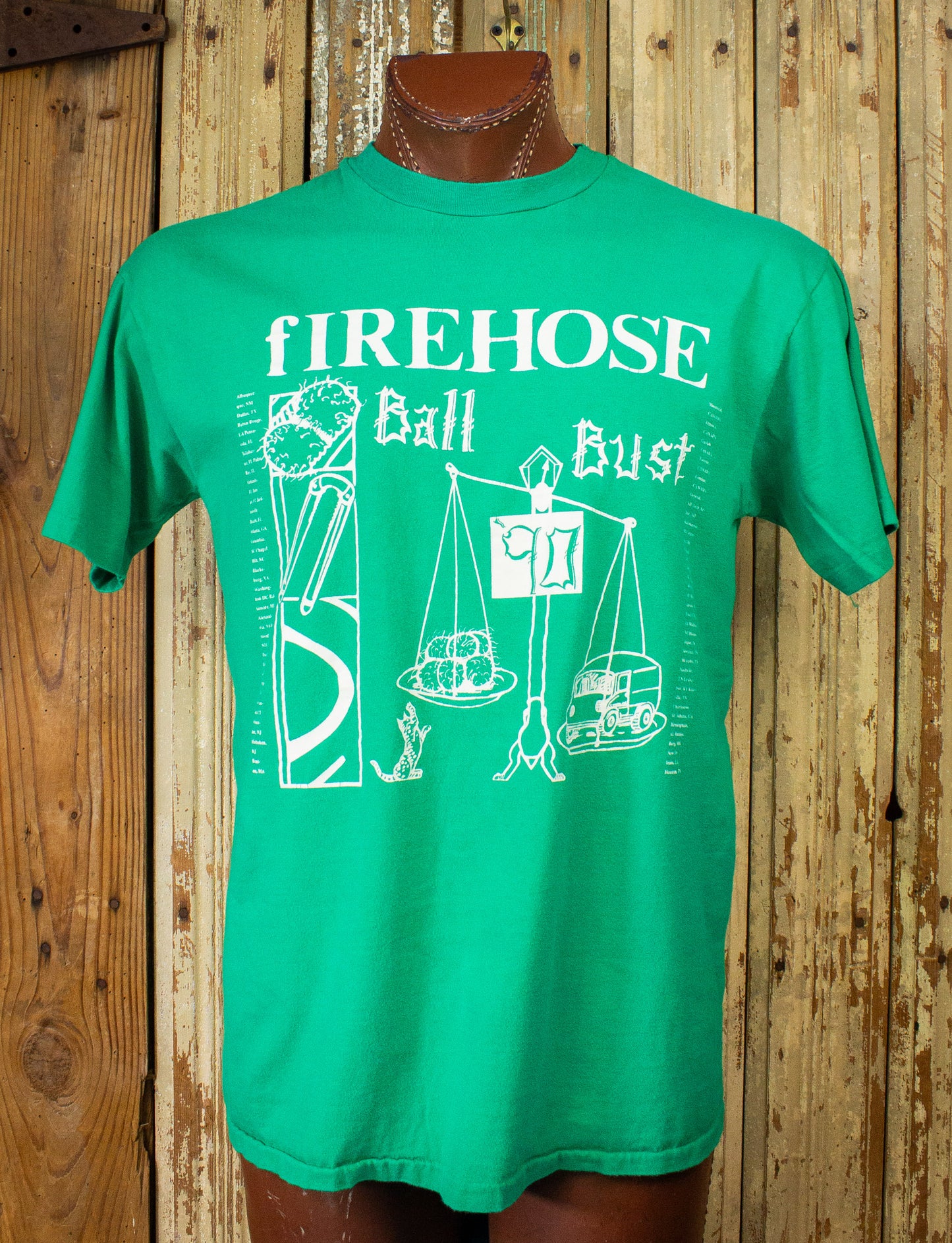 Vintage Firehose Ball Bust Concert T Shirt 90s XL