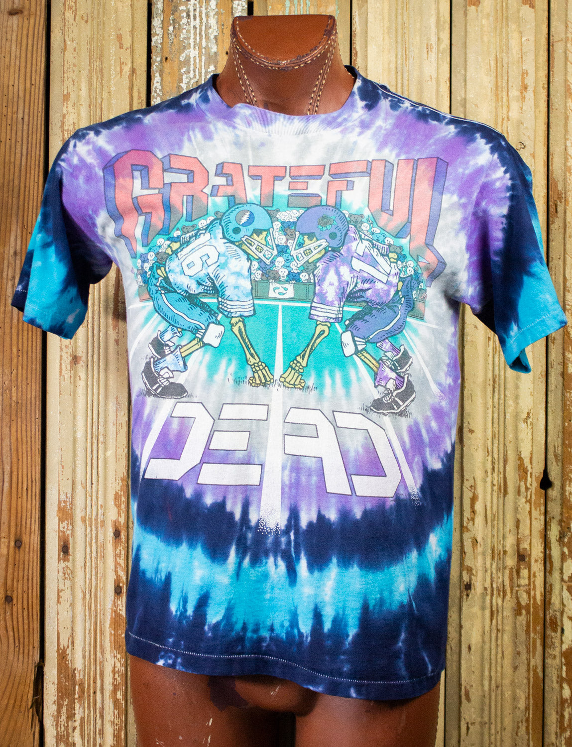 Vintage Grateful Dead Giants Stadium Concert T Shirt 1991 Tie Dye Large