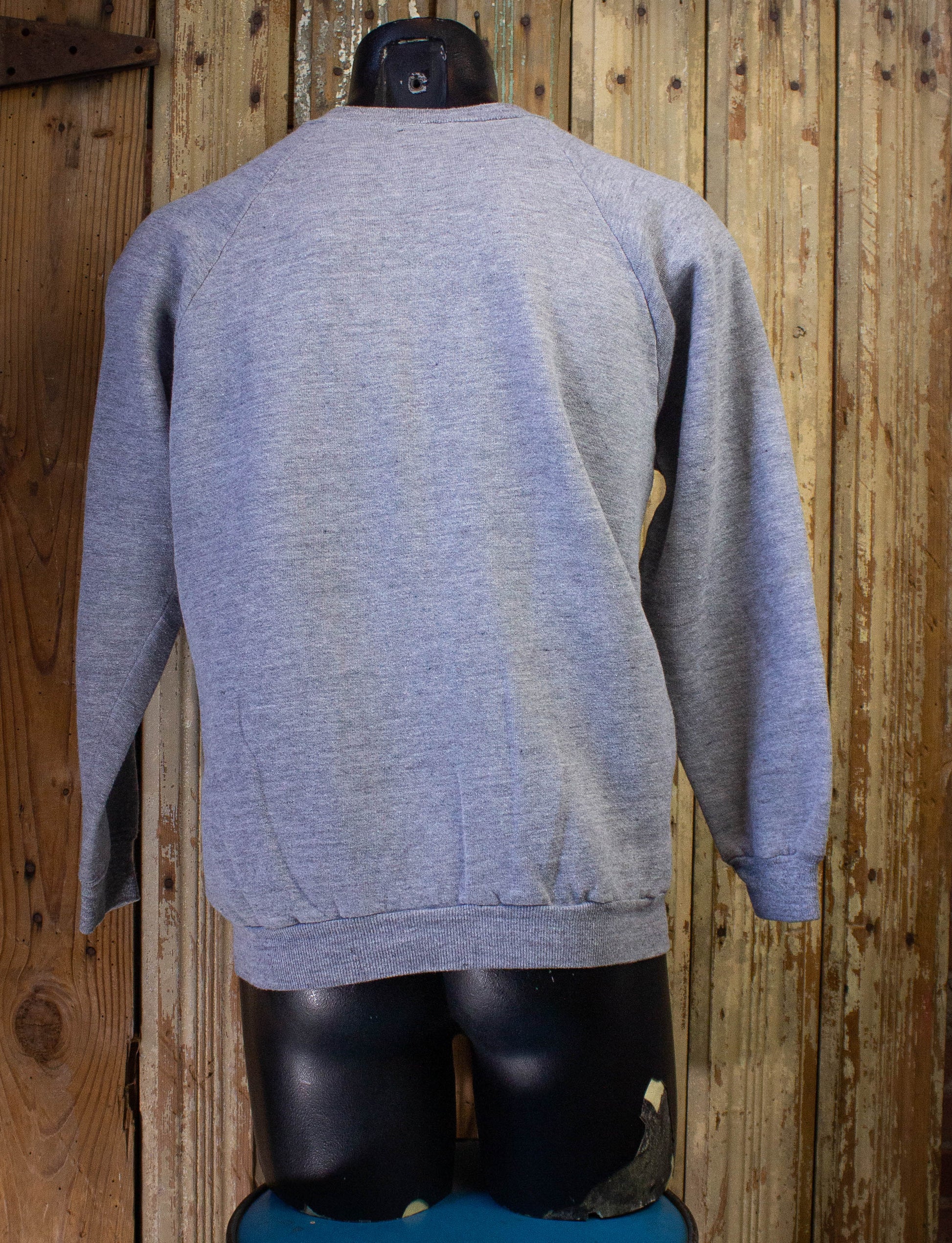 Vintage Grey Blank Crewneck Sweatshirt L