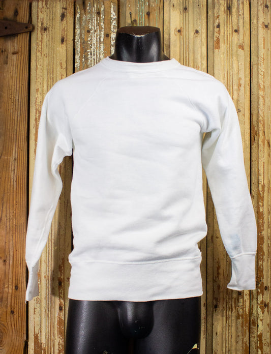 Vintage Hanes Wind Shield Sweatshirt 50s White Small