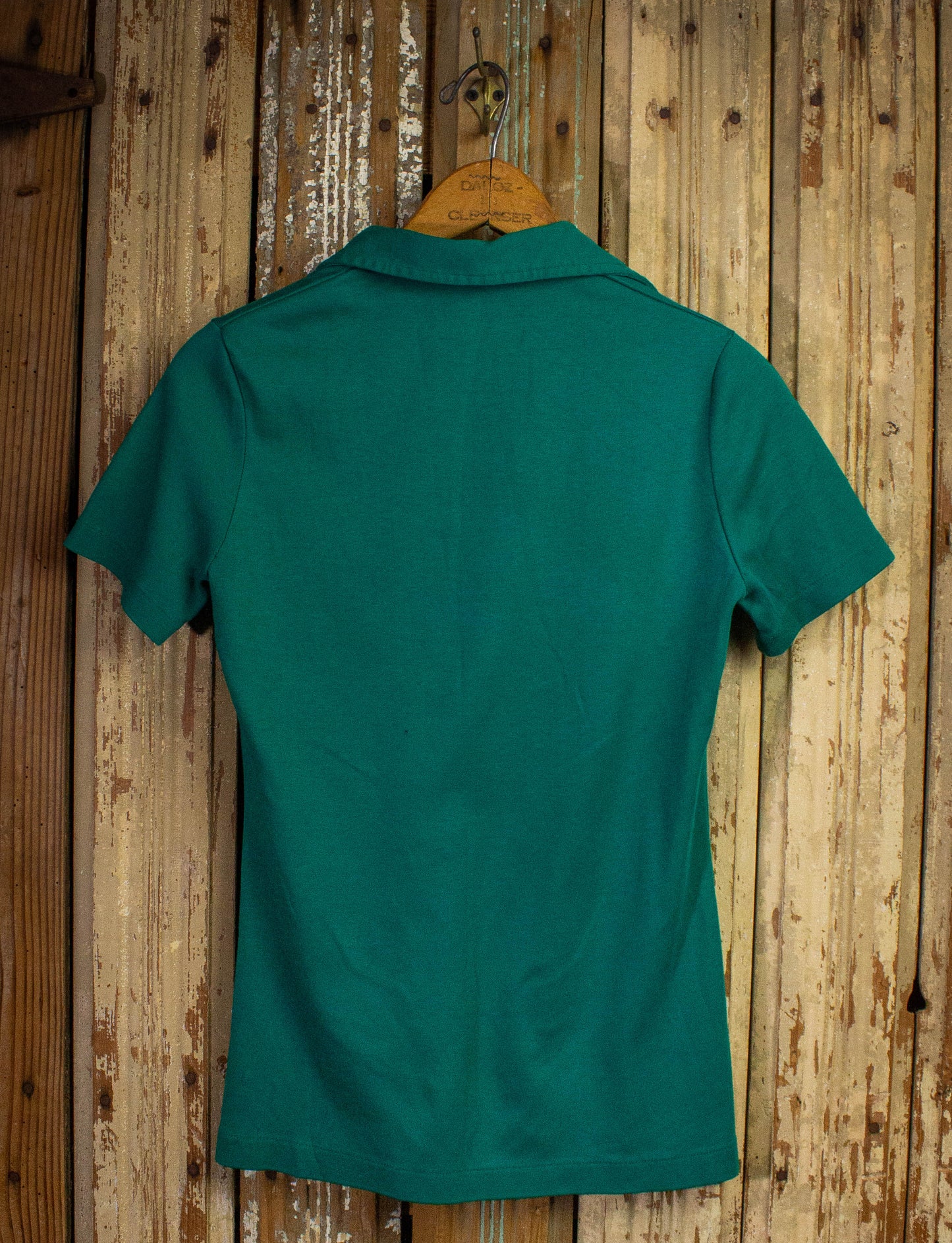 Vintage Hang Ten Polo Shirt 70s Teal XS