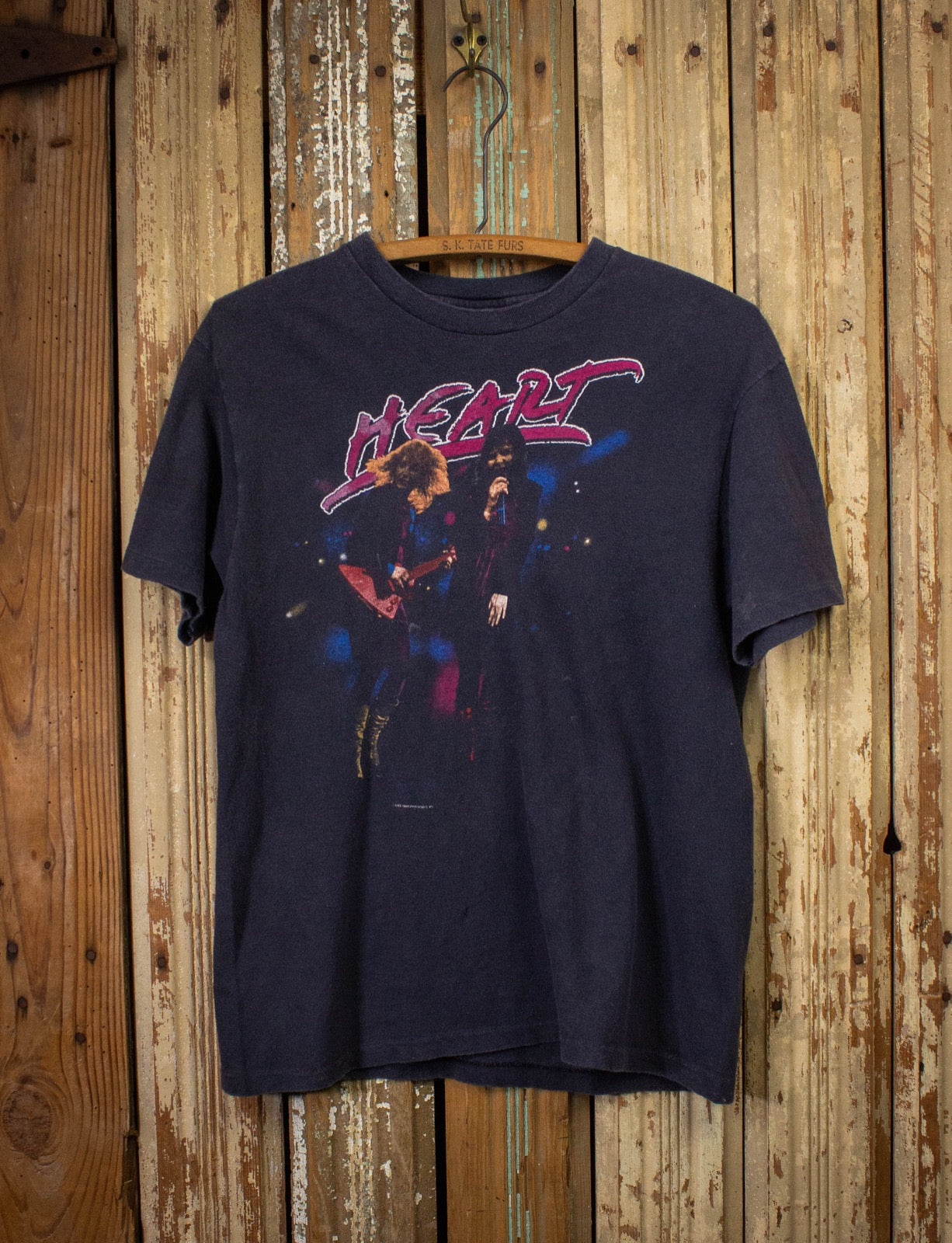 Vintage Heart 1984 Tour Tee Black Large