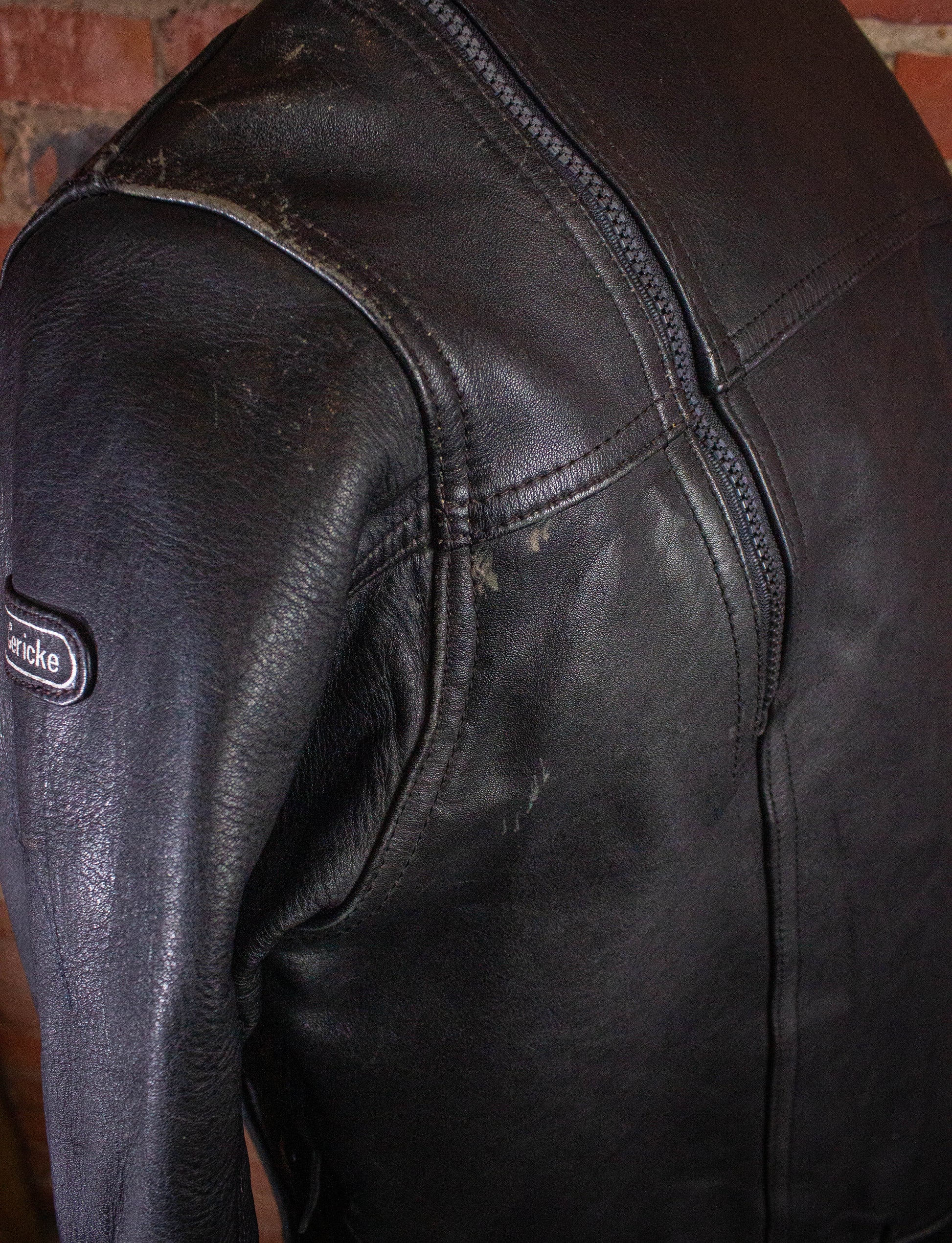 Vintage Hein Gericke Leather Jacket Black Large