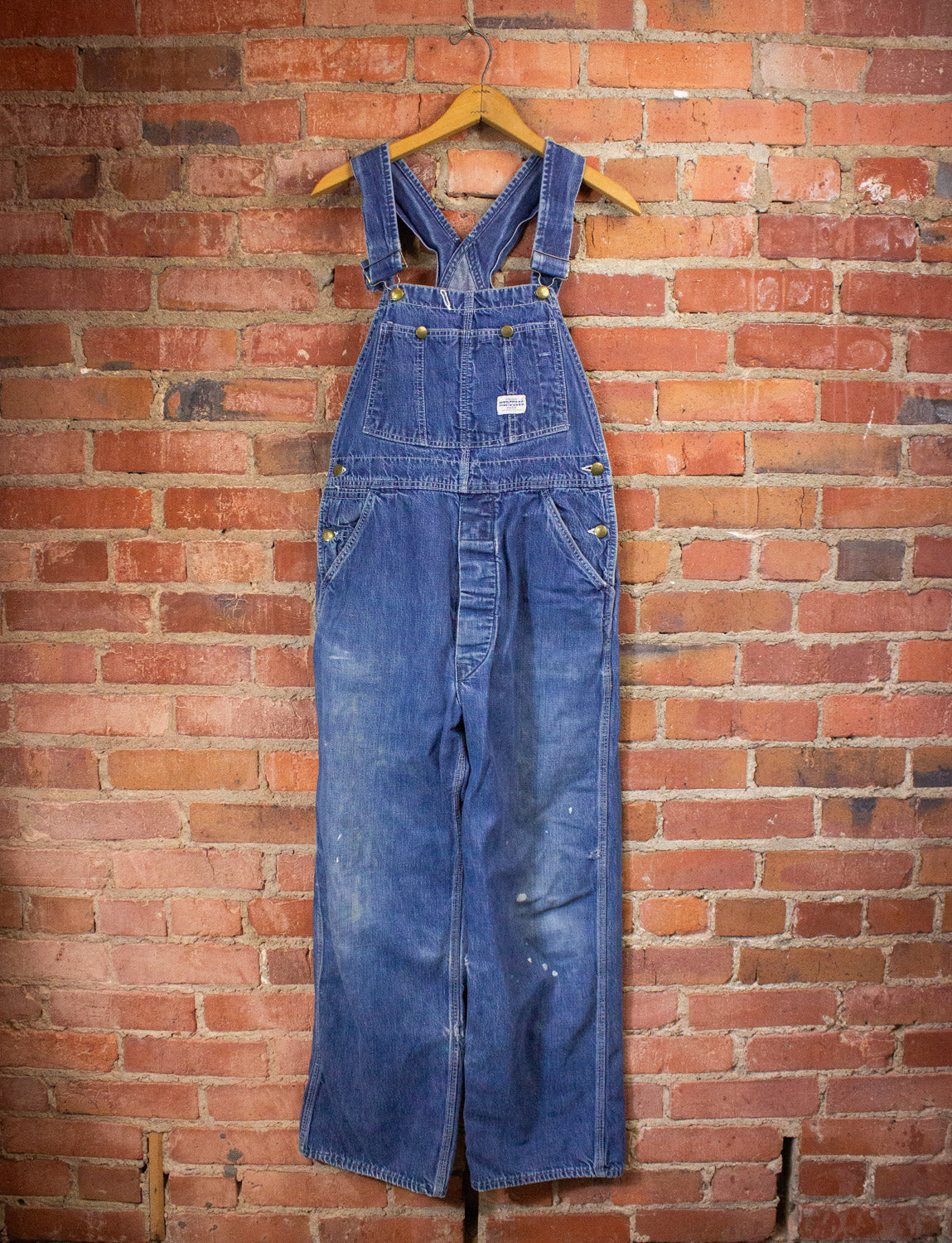 Vintage Hercules Denim Overalls 50s 32x27