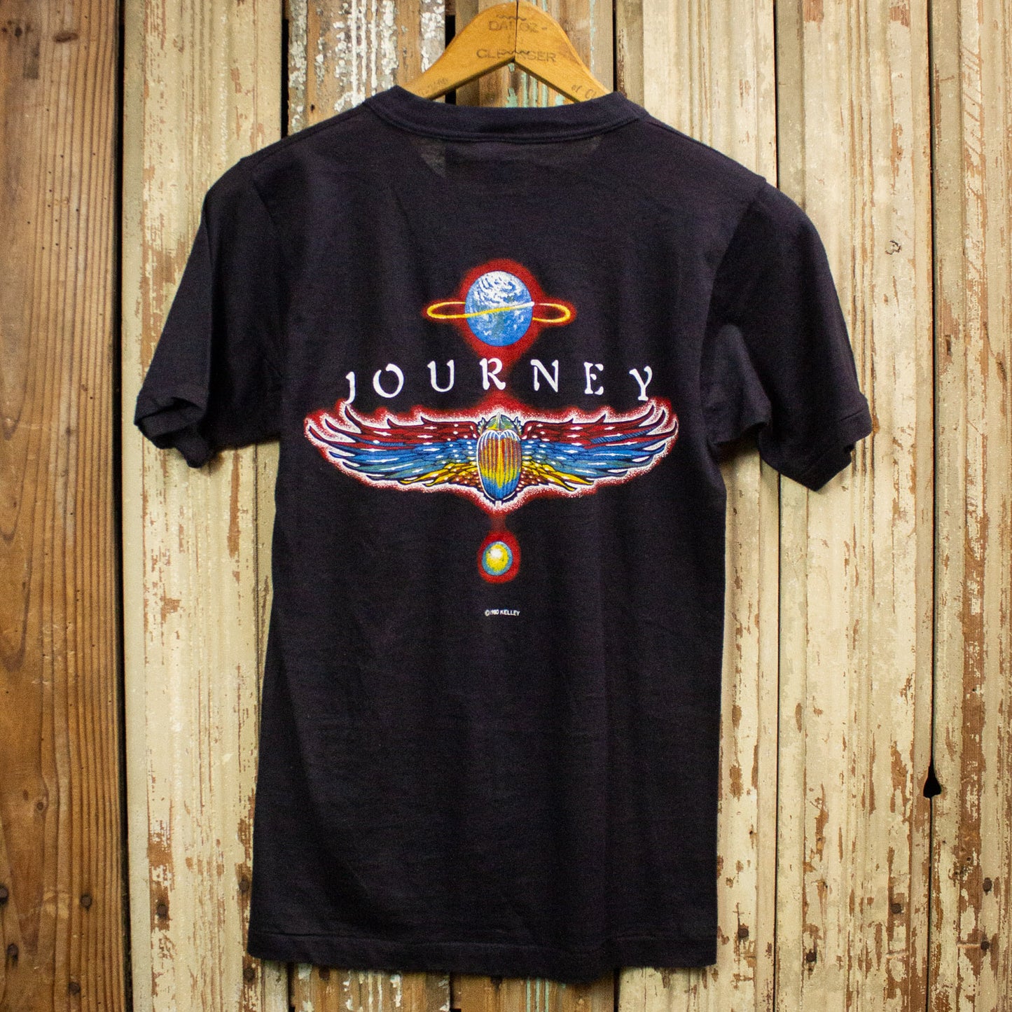 Vintage Journey Captured Tour Concert T-Shirt 1982 Black XS