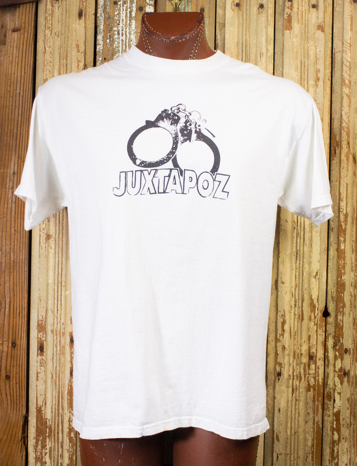 Vintage Juxtapoz Magazine Graphic T Shirt 90s White