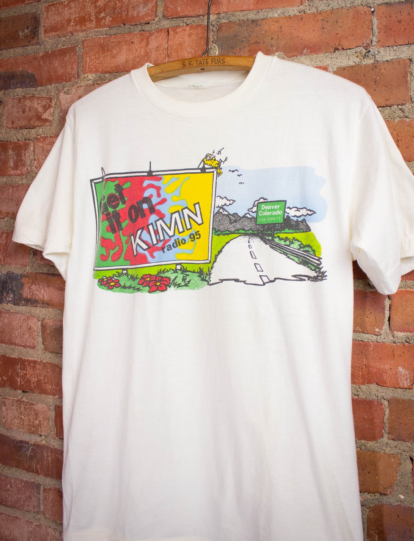 Vintage KIMN 95 Radio Graphic T-Shirt M