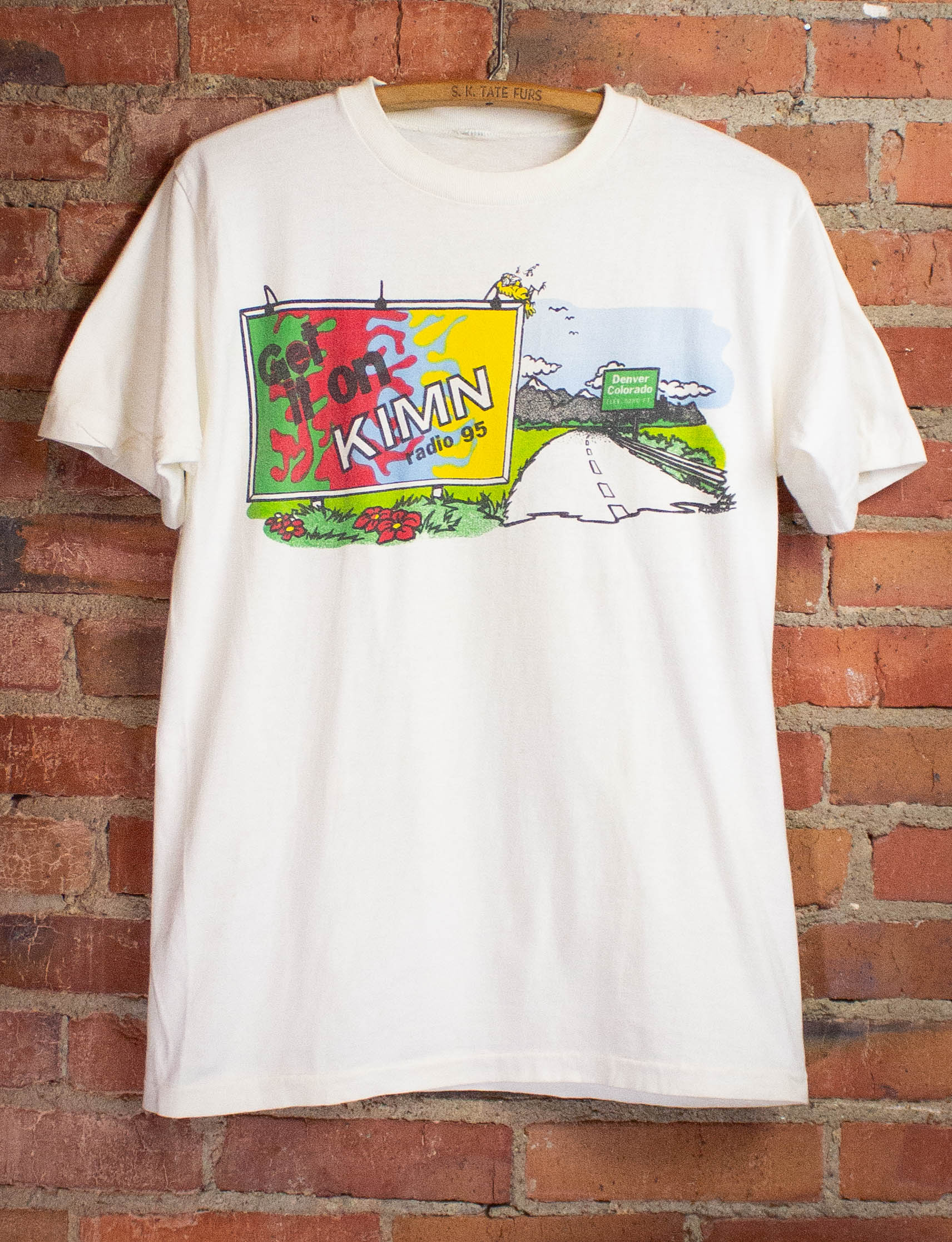 Vintage KIMN 95 Radio Graphic T-Shirt M