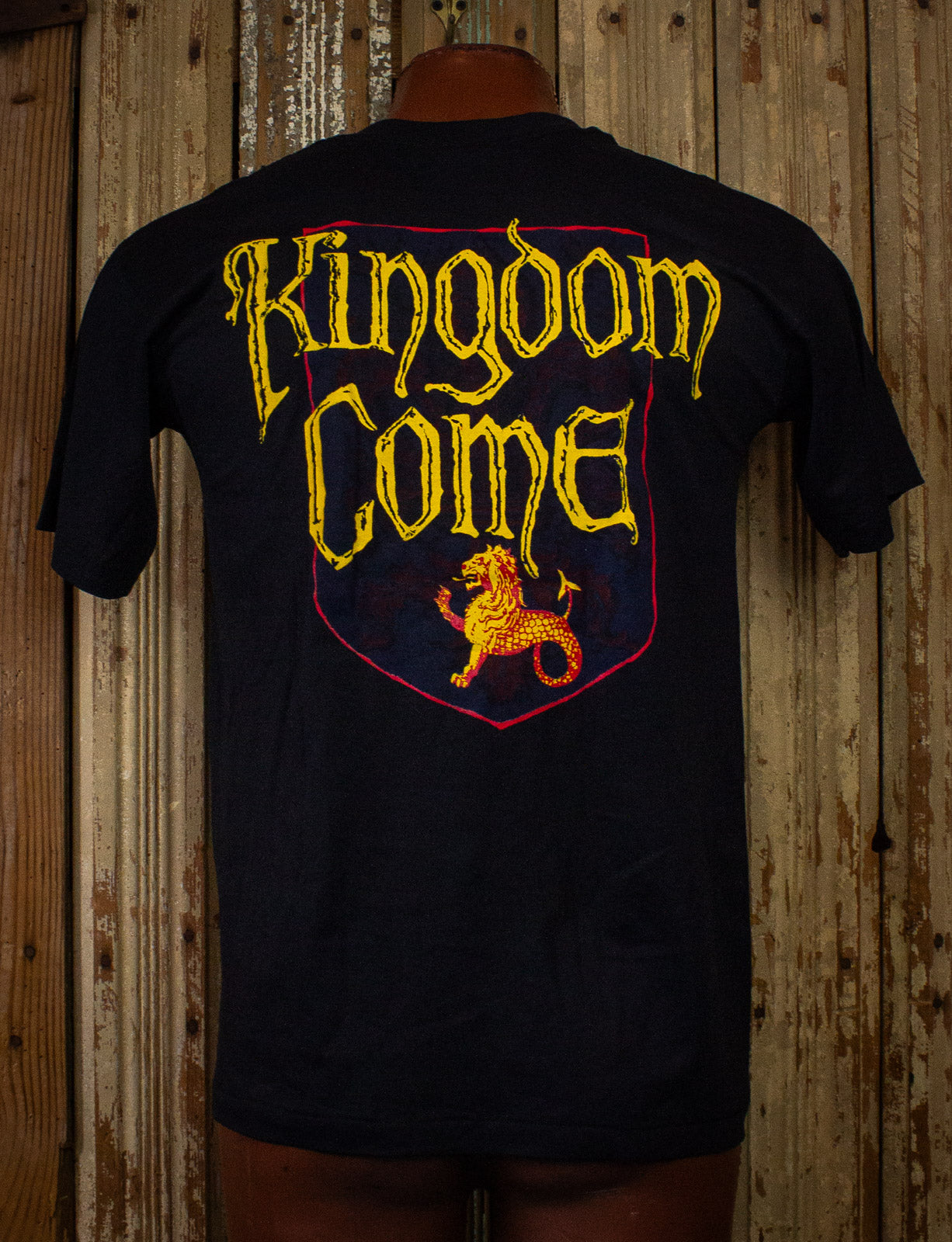 Vintage Kingdom Come Concert T Shirt 1980s Black Medium