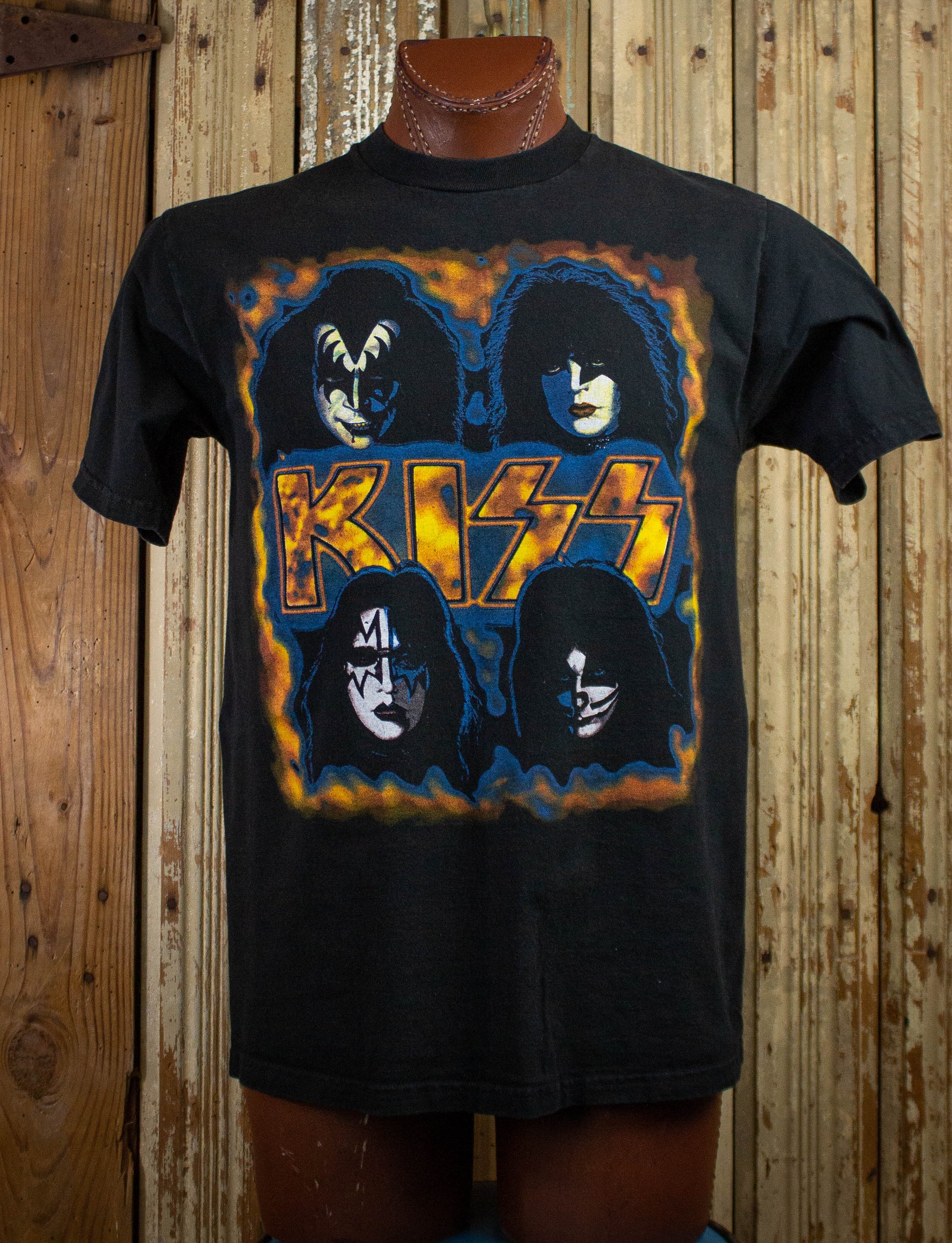 Vintage Kiss Tour Concert T Shirt 1996 Black Large