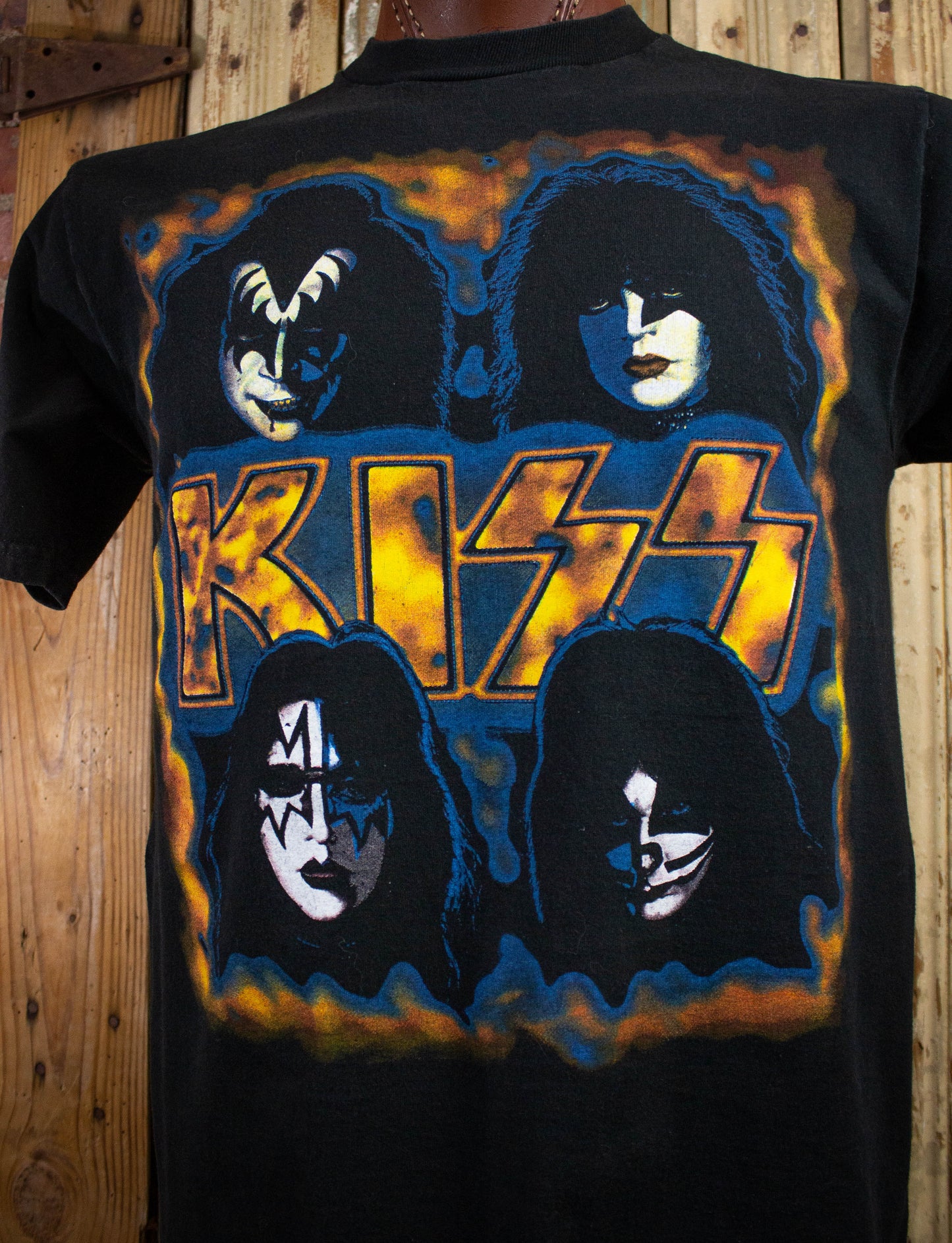 Vintage Kiss Tour Concert T Shirt 1996 Black Large