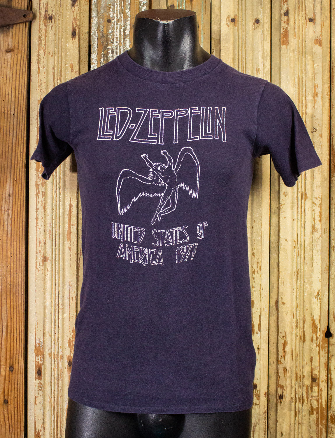 Vintage Led Zeppelin US Tour Concert T Shirt 1977 Small