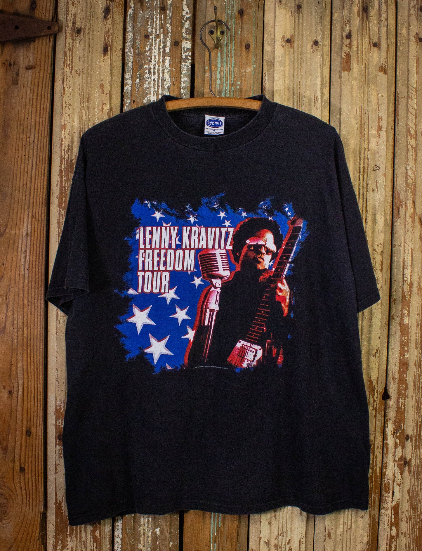 Vintage Lenny Kravitz Freedom Tour Concert T Shirt 1999 Black XL