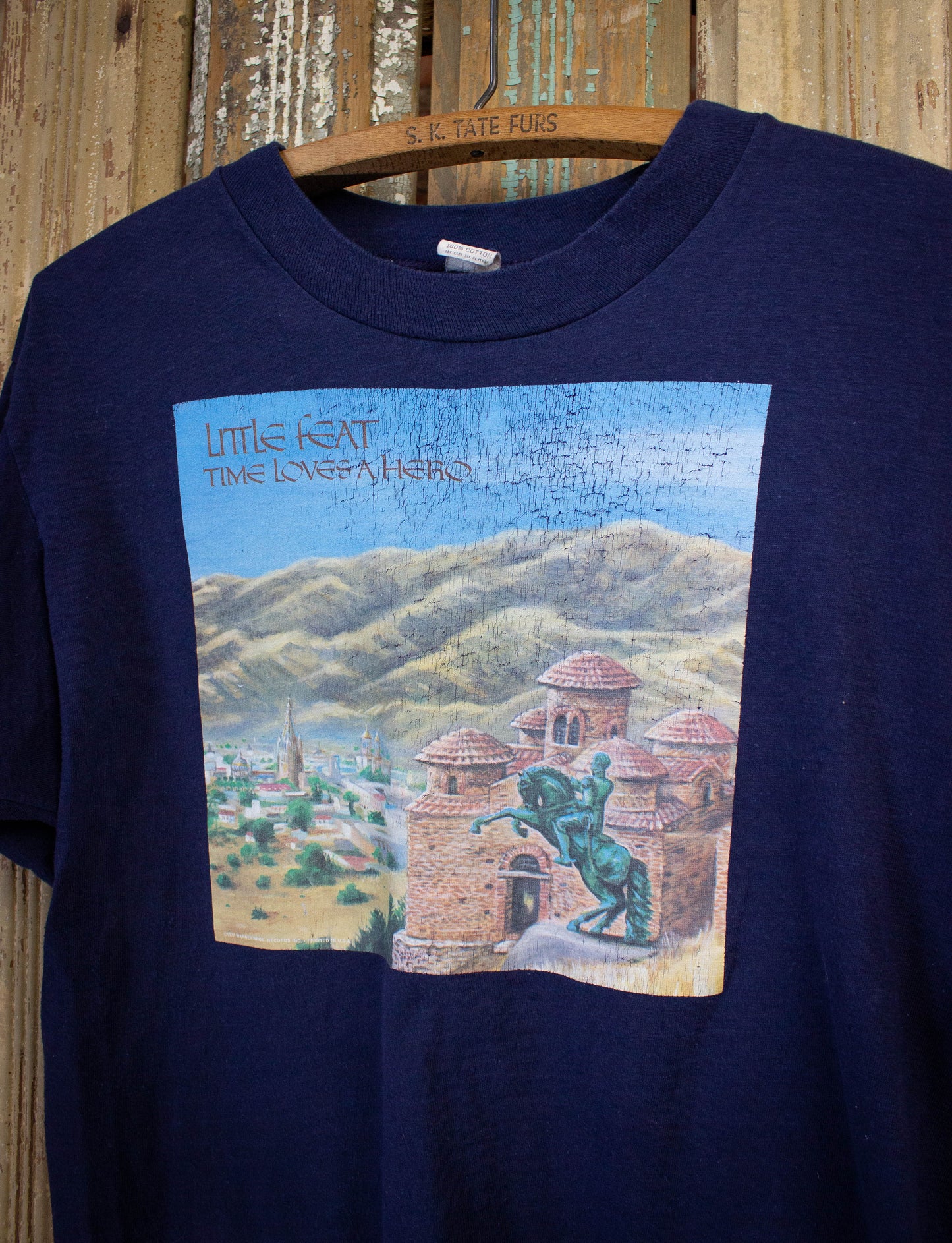 Vintage Little Feat Time Loves A Hero Concert T-Shirt 1977 S