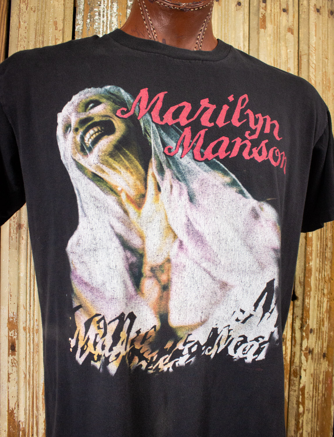 Vintage Marilyn Manson Sweet Dreams Concert T Shirt 1995 Black XL