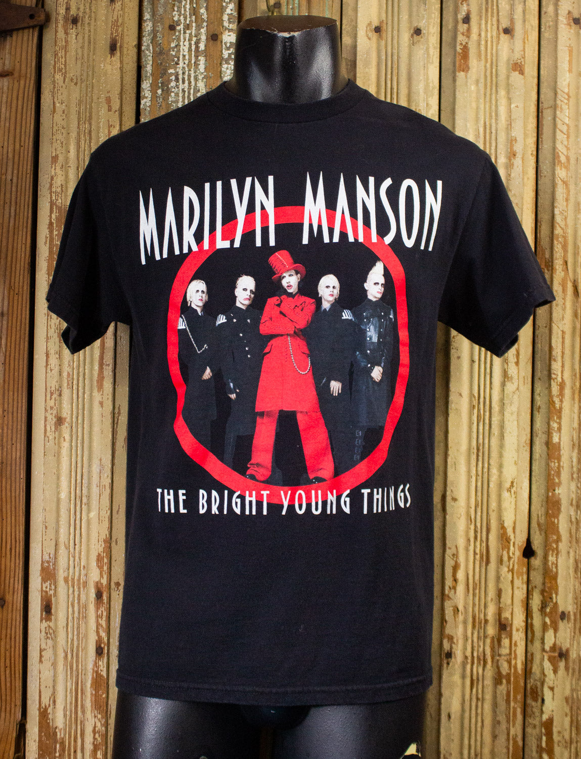 Vintage Marilyn Manson The Bright Young Things Concert T Shirt 2003 Medium