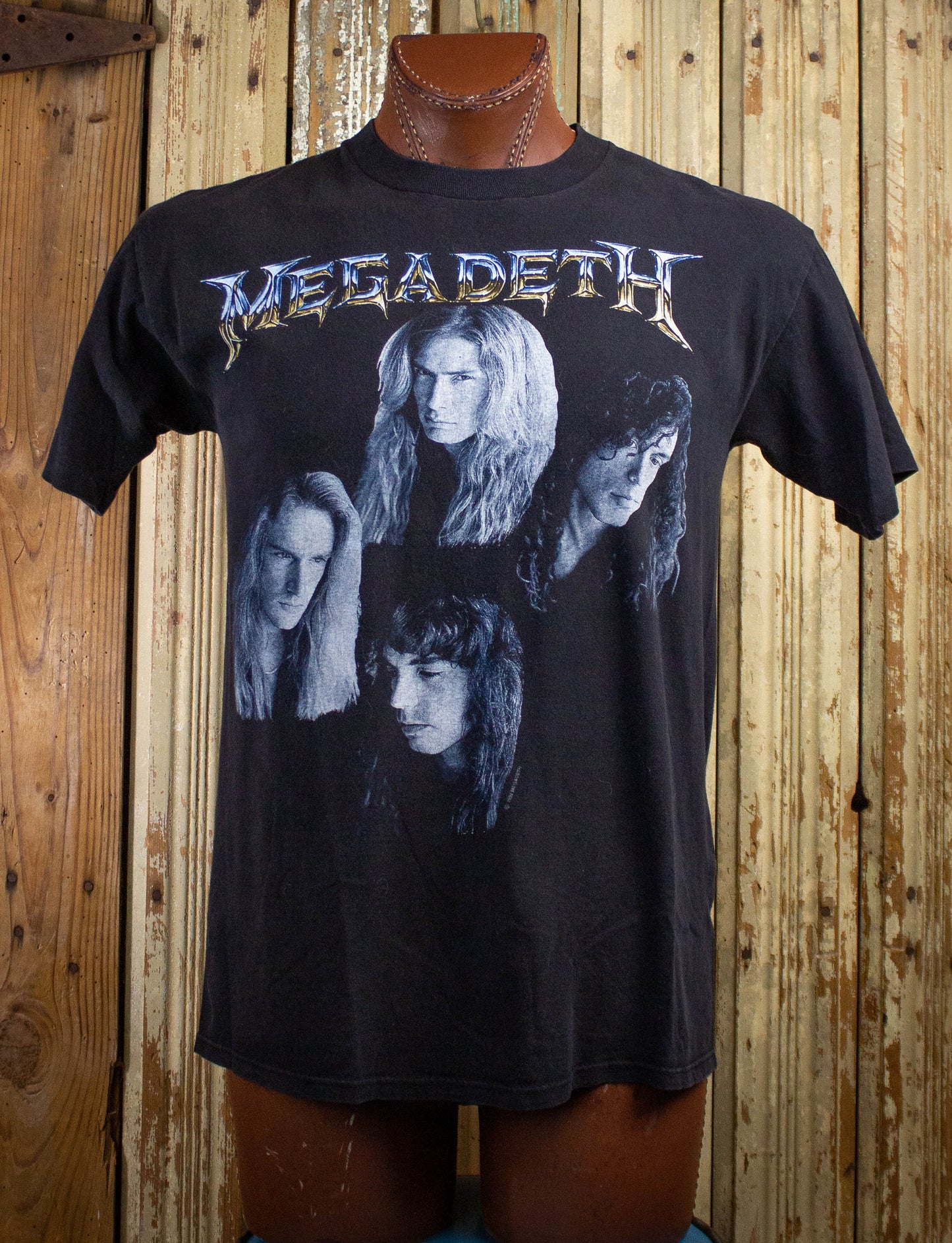 Vintage Megadeth Countdown to Extinction Concert T Shirt 90s Black Medium