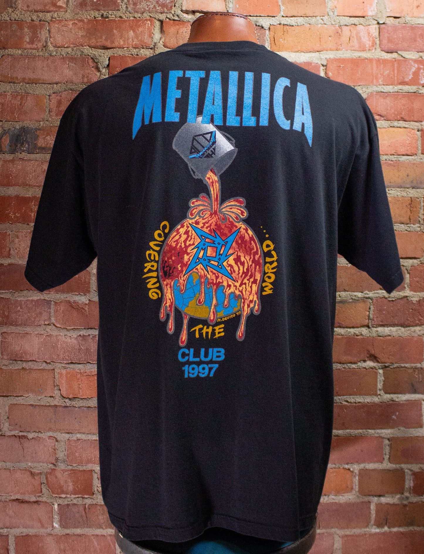 Vintage Metallica Fan Club Concert T-Shirt 1997 XXL