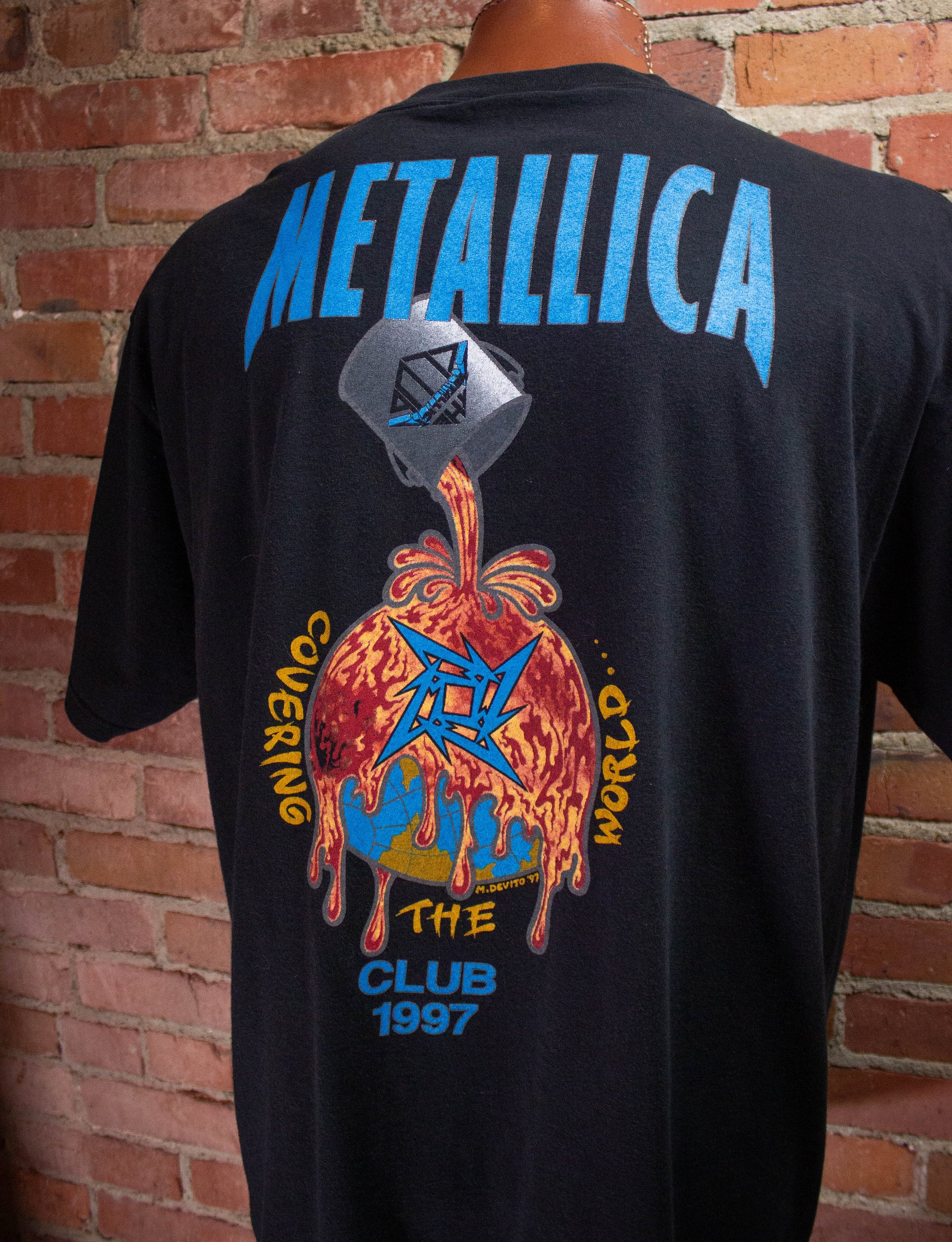 Vintage Metallica Fan Club Concert T-Shirt 1997 XXL