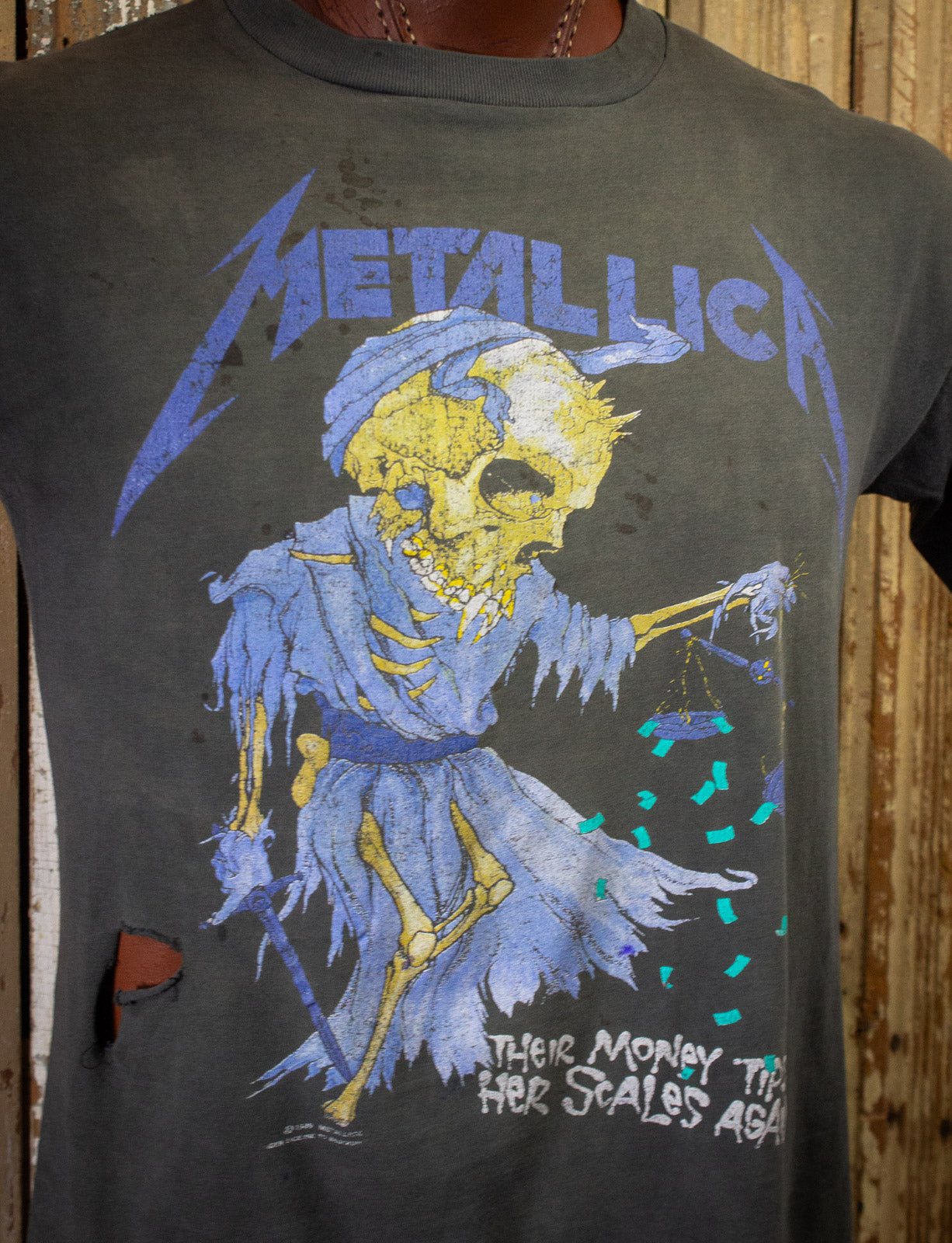 Vintage Metallica Doris Concert T Shirt 1989 Large