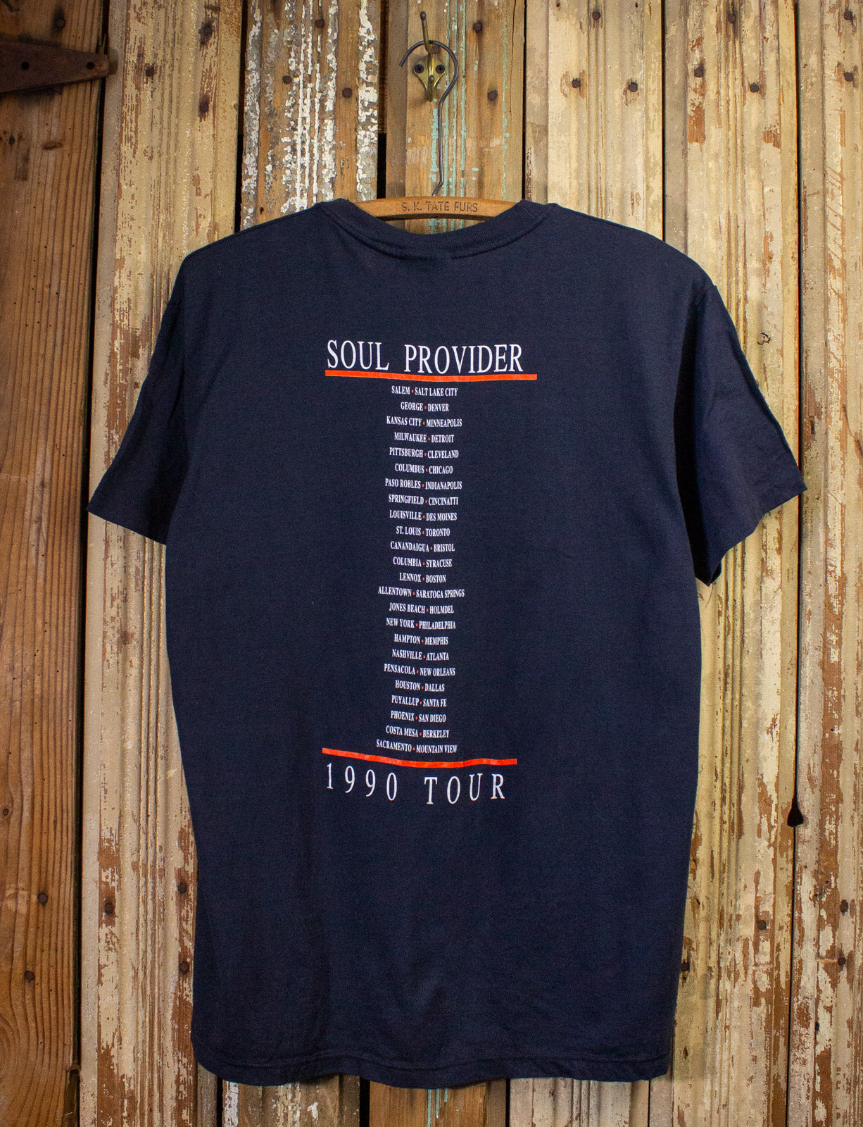 Vintage Michael Bolton Soul Provider Concert T Shirt 1990 Black Medium